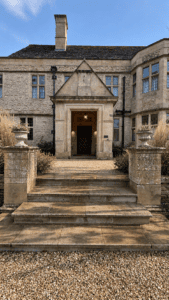 Entrance to Kin House wedding venue
